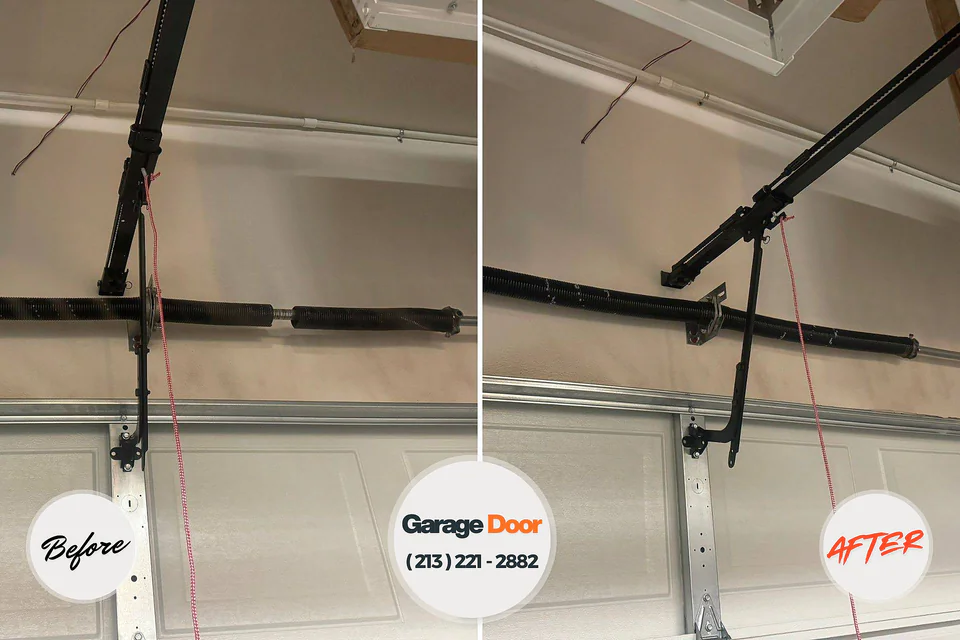 Before and after: garage door repair near me New London